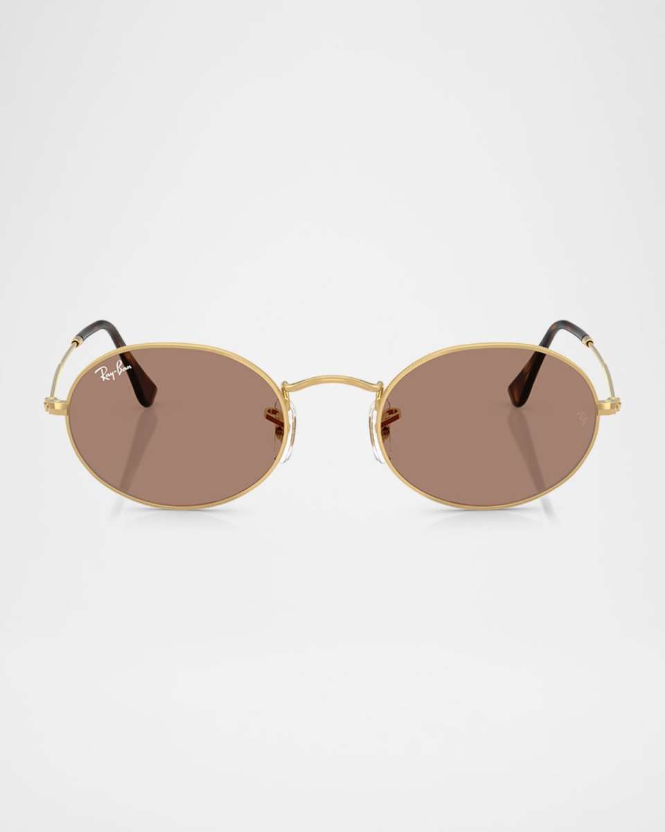 Metal Oval Sunglasses
